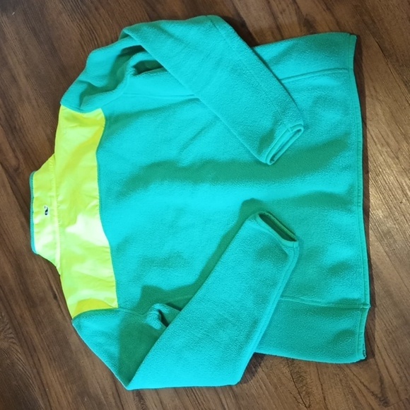 Vineyard Vines Blue Green Fuzzy Fleece Pull Over A1 - Picture 5 of 5